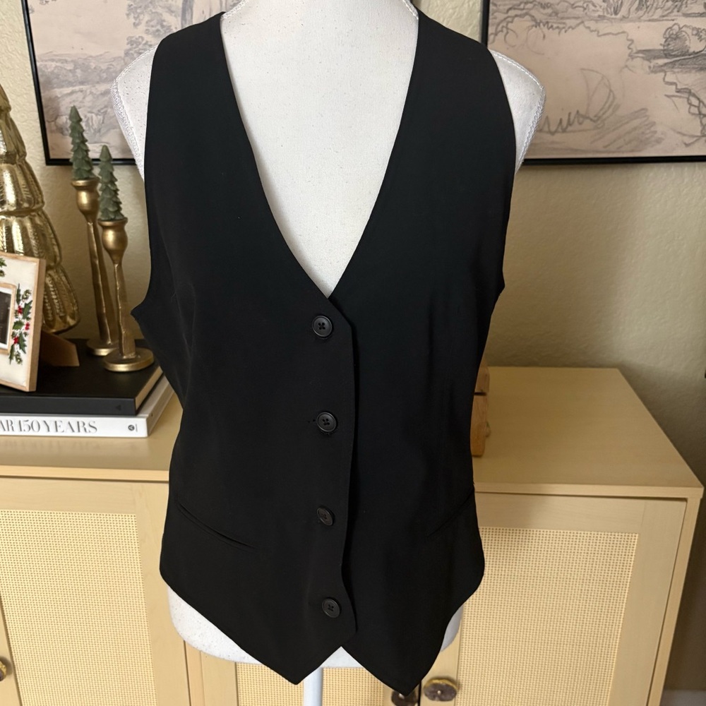 NORMA KAMALI Black‎ Vest Size Medium